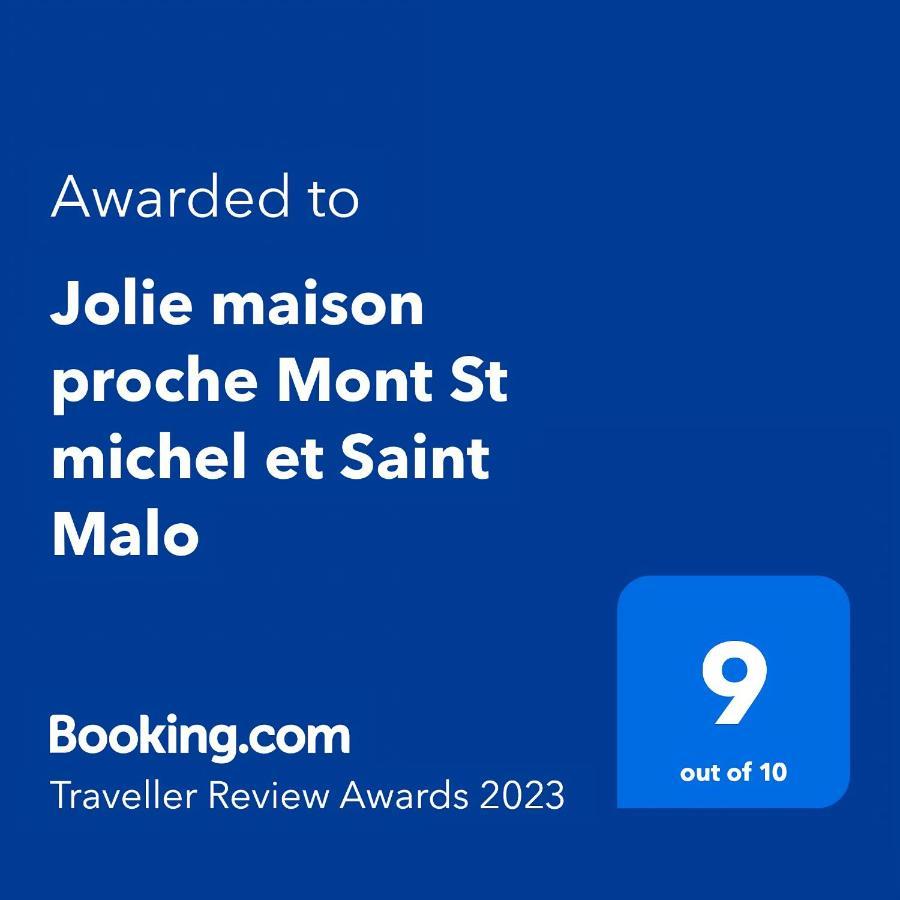 Jolie Maison Proche Mont St Michel Et Saint Malo Le Vivier-sur-Mer Exterior foto